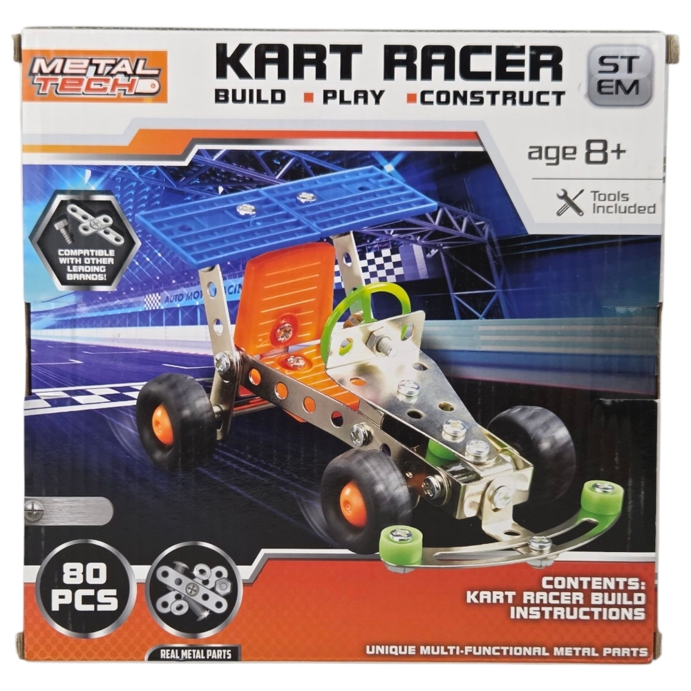 Metal Tech Kart Racer Unique Multi-Functional Metal Parts 2021
